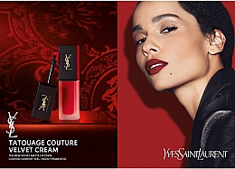 Flüssiger Lippenstift mit Kissenapplikator - Yves Saint Laurent Tatouage Couture Velvet Cream — Bild N5