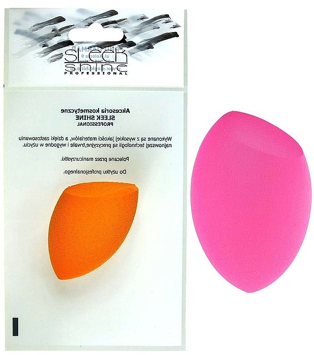 Schminkschwamm, 4 x 6 cm, rosa - Sleek Shine Beauty Makeup Blender — Bild N1