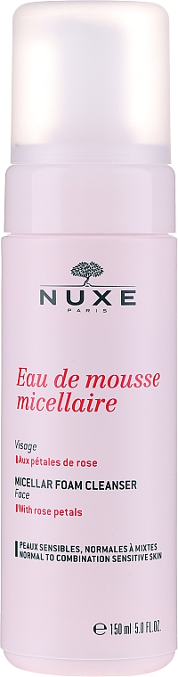 Mizellen-Reinigungsmousse mit Rosenblüttenblättern - Nuxe Micellar Foam Cleanser With Rose Petals — Bild N1