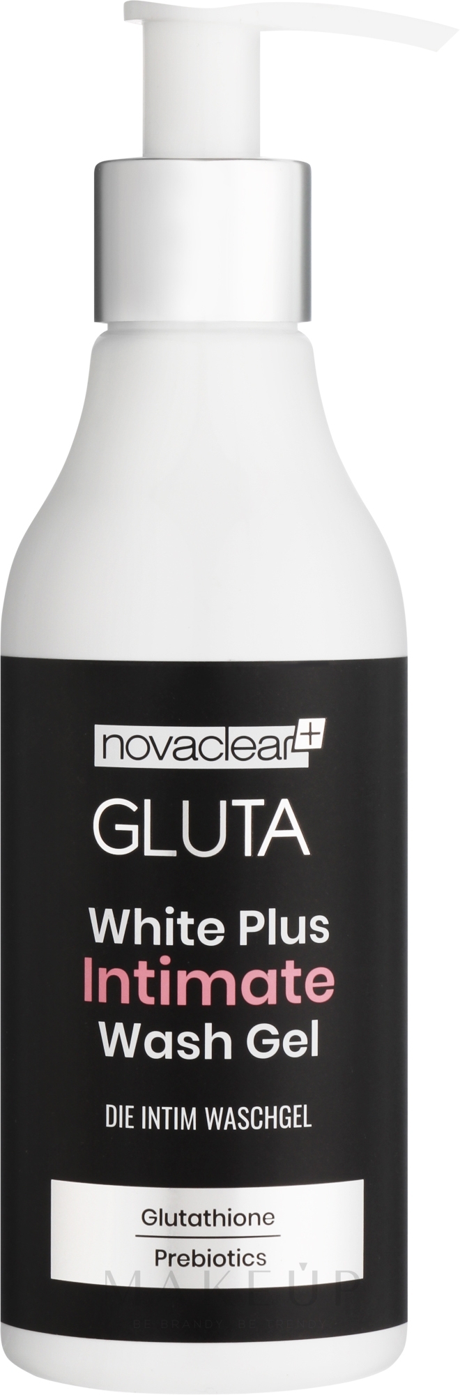 Gel für die Intimhygiene - Novaclear Gluta White Plus Intimate Wash Gel — Bild 200 ml