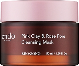 Düfte, Parfümerie und Kosmetik Reinigungsmaske mit rosa Ton und Rose - Ondo Beauty 36.5 Pink Clay & Rose Pore Cleansing Mask
