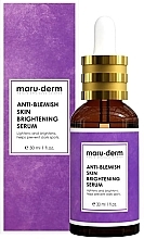 Düfte, Parfümerie und Kosmetik Aufhellendes Gesichtsserum - Maruderm Cosmetics Anti-Blemish Skin Brightening Serum 