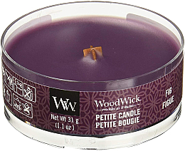 Düfte, Parfümerie und Kosmetik Mini Duftkerze im Glas Fig - Woodwick Petite Candle Fig