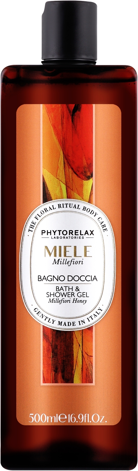 Dusch- und Badegel Millefiori Honey - Phytorelax Laboratories Floral Ritual Bath & Shower Gel — Bild 500 ml