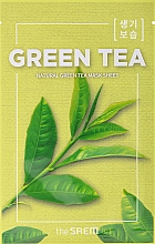 Düfte, Parfümerie und Kosmetik Beruhigende Tuchmaske mit Grüntee-Extrakt - The Saem Natural Mask Sheet Green Tea