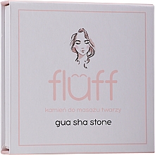 Gua Sha Gesichtsmassage-Platte weiß - Fluff Gua Sha Stone — Bild N2