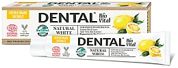 Aufhellende Zahnpasta mit Zitroneextrakt - Dental Bio Vital Natural White Toothpaste — Bild N1