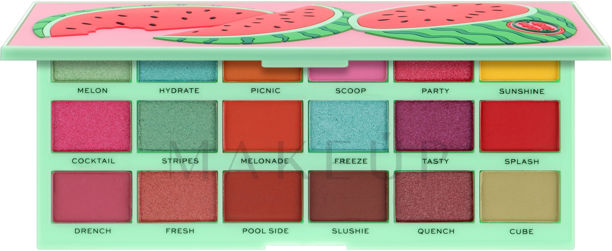 Lidschatten-Palette Wassermelone - I Heart Revolution Tasty Watermelon — Bild 22 g