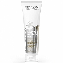2in1 Shampoo und Conditioner für weißes & coloriertes Haar - Revlon Professional Revlonissimo 45 Days Stunning Highlights Shampoo & Conditioner — Bild N1