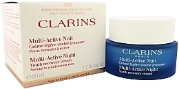 Leichte Anti-Aging Nachtcreme - Clarins Multi-Active Night Lightweight Youth Recovery Comfort Cream — Bild N2