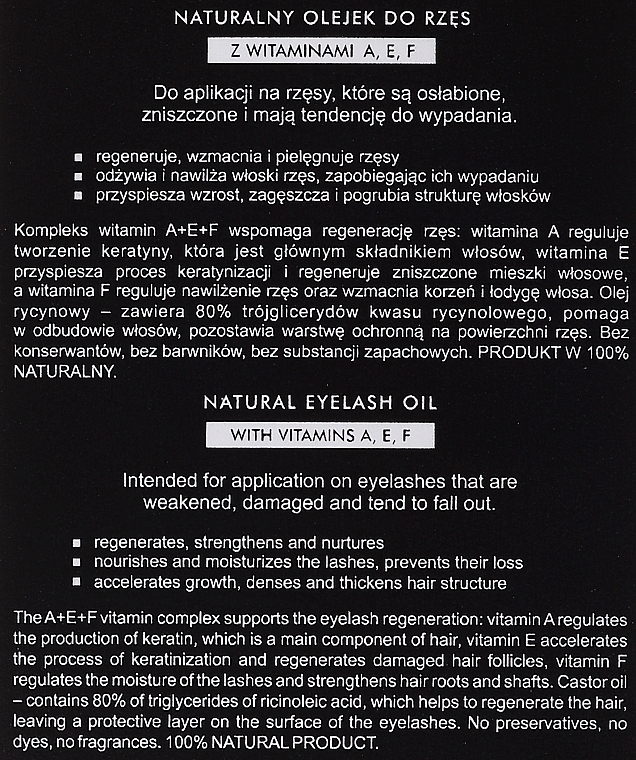 Wimpernöl - Silcare Amely Lashes System Regenelash Oil For Eyelashes — Foto N2