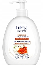 Düfte, Parfümerie und Kosmetik Flüssige Cremeseife Calendula und Lilie - Luksja Silk Care Soothing Marigold & Lily Hand Wash