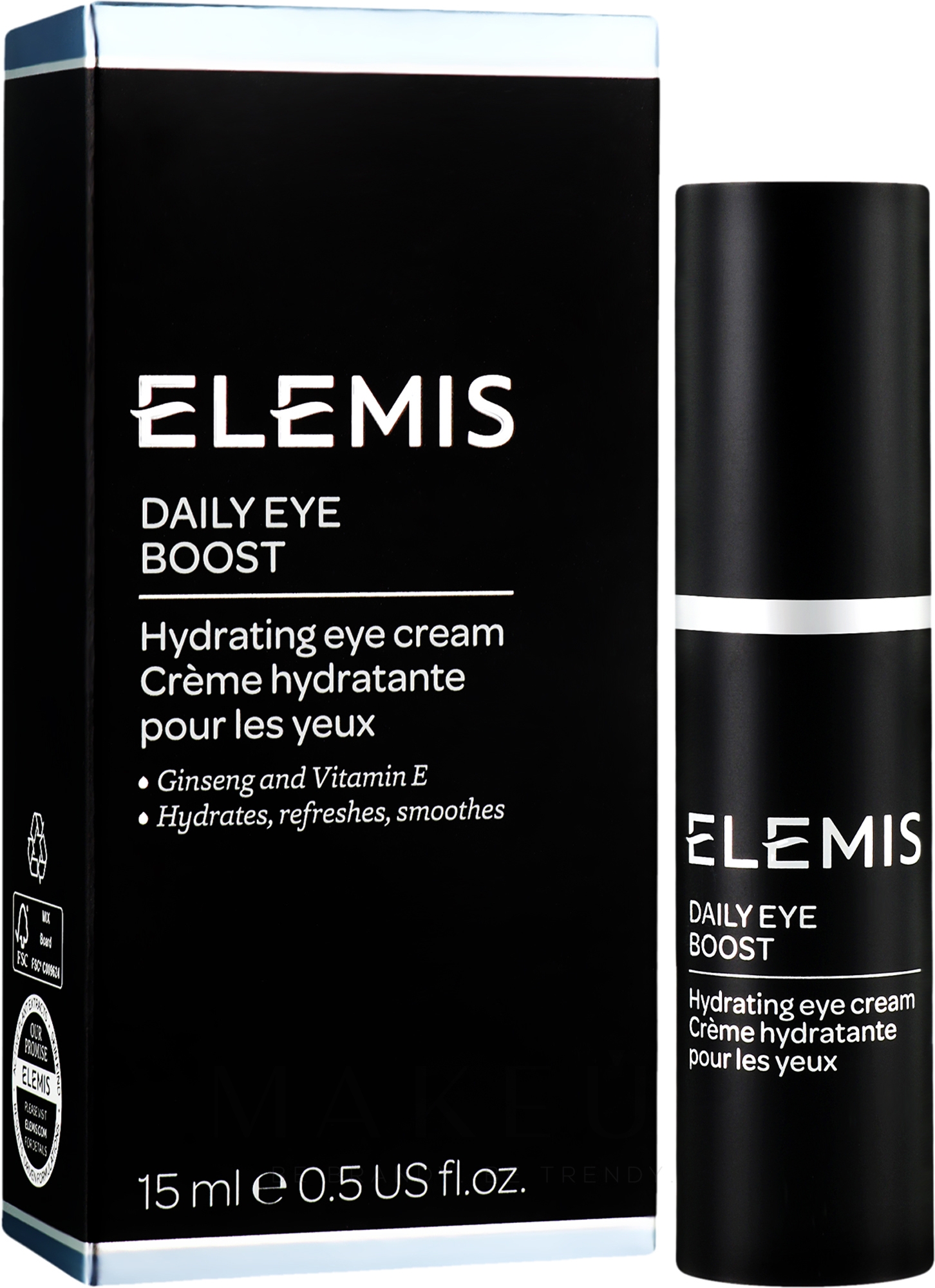 Anti-Aging-Augencreme für Männer - Elemis Daily Eye Boost — Bild 15 ml