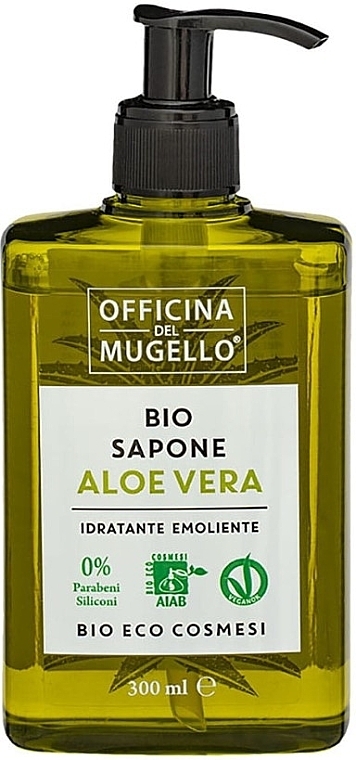 Organische flüssige Handseife mit Aloe Vera - Officina Del Mugello Bio Hand Soap Aloe Vera — Bild N1