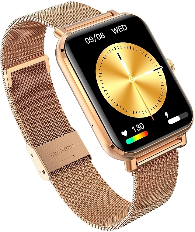 Smartwatch golden - Garett Smartwatch GRC Classic  — Bild N4