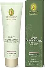 Glättende und erneuernde Crememaske - Primavera Glowing Age Smoothing & Renewing Night Cream & Mask — Bild N1