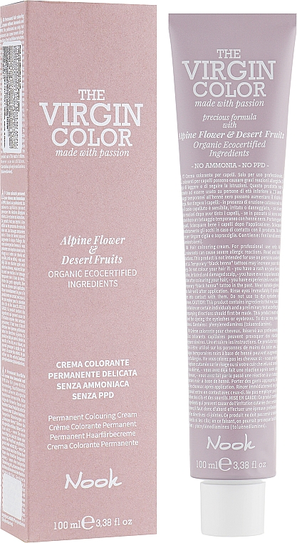 Dauerhafte ammoniakfreie Creme-Haarfarbe - Nook The Virgin Color — Bild N1