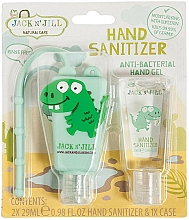 Düfte, Parfümerie und Kosmetik Antibakterielles Handpflegeset für Kinder - Jack N' Jill Hand Sanitizer (Hanreinigungsgel 2x29 ml + Hülle)