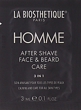 After-Shave-Emulsion für Gesicht und Bart - La Biosthetique Homme After Shave Face & Beard Care (Probe)  — Bild N1