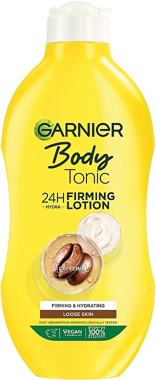 Garnier Body Tonic 24H Firming Lotion Caffeine  - Stärkende Körperlotion mit Koffein  — Bild N1