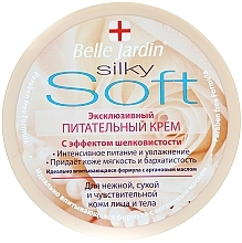 Düfte, Parfümerie und Kosmetik Intensive Pflegecreme für Gesicht und Körper mit Seideneffekt - Belle Jardin Soft Silky Cream