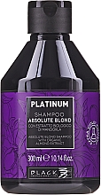 Shampoo für blonde Haare mit Mandelextrakt - Black Professional Line Platinum Absolute Blond Shampoo — Bild N1
