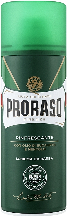 Erfrischender Rasierschaum - Proraso Green Shaving Cream — Bild N4