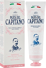 Düfte, Parfümerie und Kosmetik Zahnpasta für empfindliche Zähne - Pasta Del Capitano Premium Collection Sensitive Toothpaste