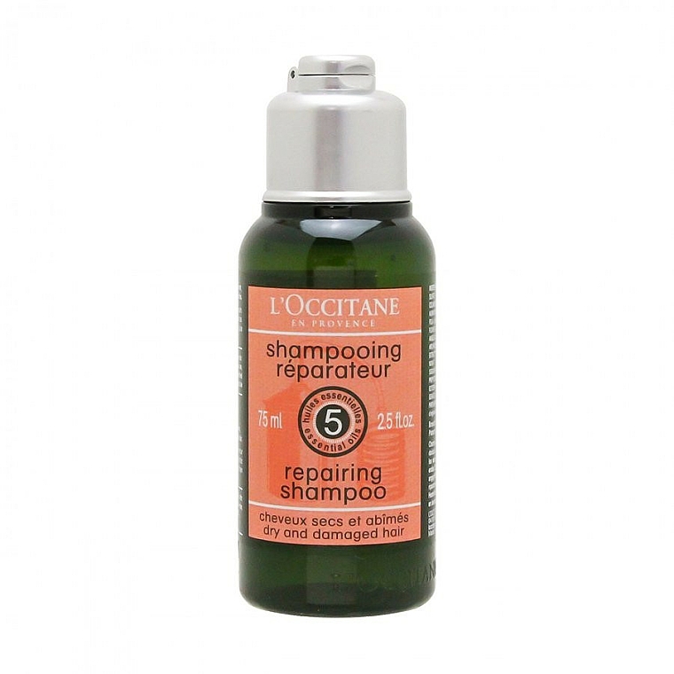 Intensiv regenerierendes Shampoo für trockenes und strapaziertes Haar - L'Occitane Aromachologie Repariring Shampoo Travel — Bild N1