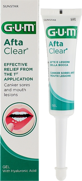 Beruhigendes Mundgel - G.U.M Afta Clear Oral Soothing Gel — Bild N2