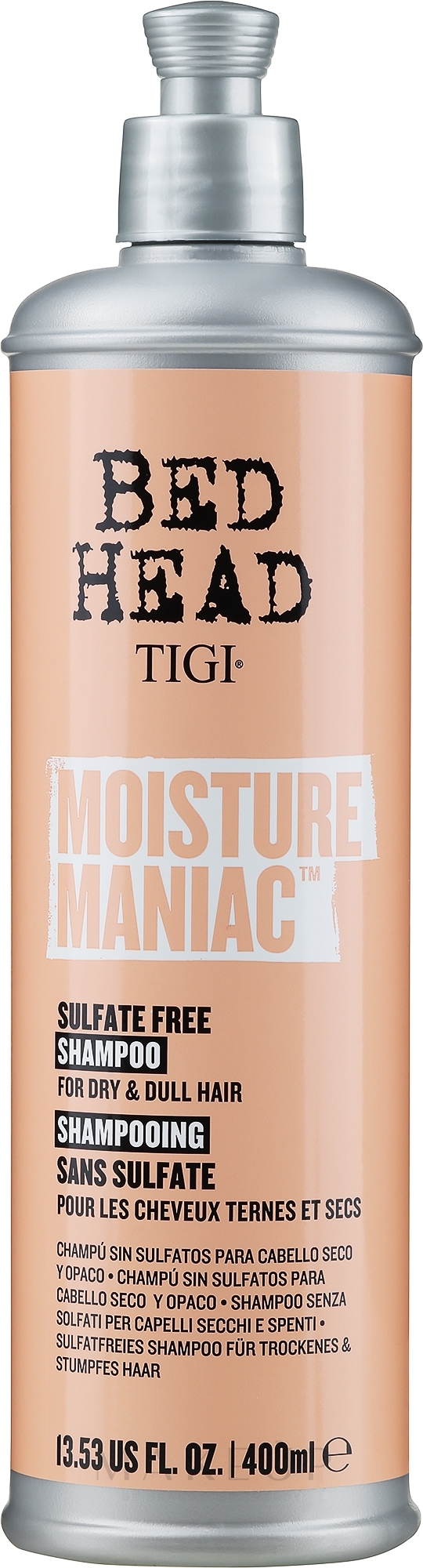 Feuchtigkeitsspendendes Shampoo - Tigi Bed Head Moisture Maniac Shampoo — Bild 400 ml