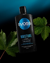 Feuchtigkeitsspendendes Shampoo mit Kaede-Pflanzenextrakt für trockenes und brüchiges Haar - Syoss Moisture Shampoo — Bild N3