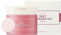 Revitalisierende Pads für dehydrierte Haut  - I'm from Beet Refresh Pad — Bild N1