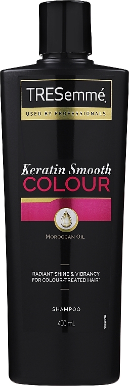 Glättendes Shampoo mit marokkanischem Öl für coloriertes Haar - Tresemme Keratin Smooth Colour Shampoo With Maroccan Oil — Bild N1