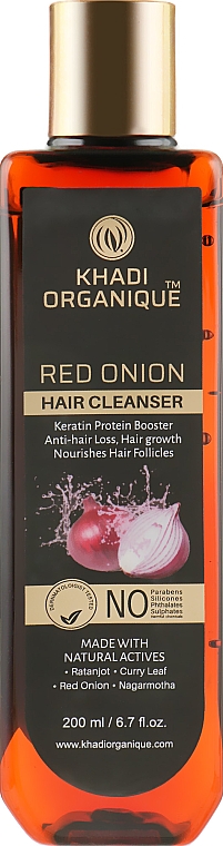 Sulfatfreies Shampoo mit roter Zwiebel - Khadi Organique Red Onion Hair Cleanser — Bild N2
