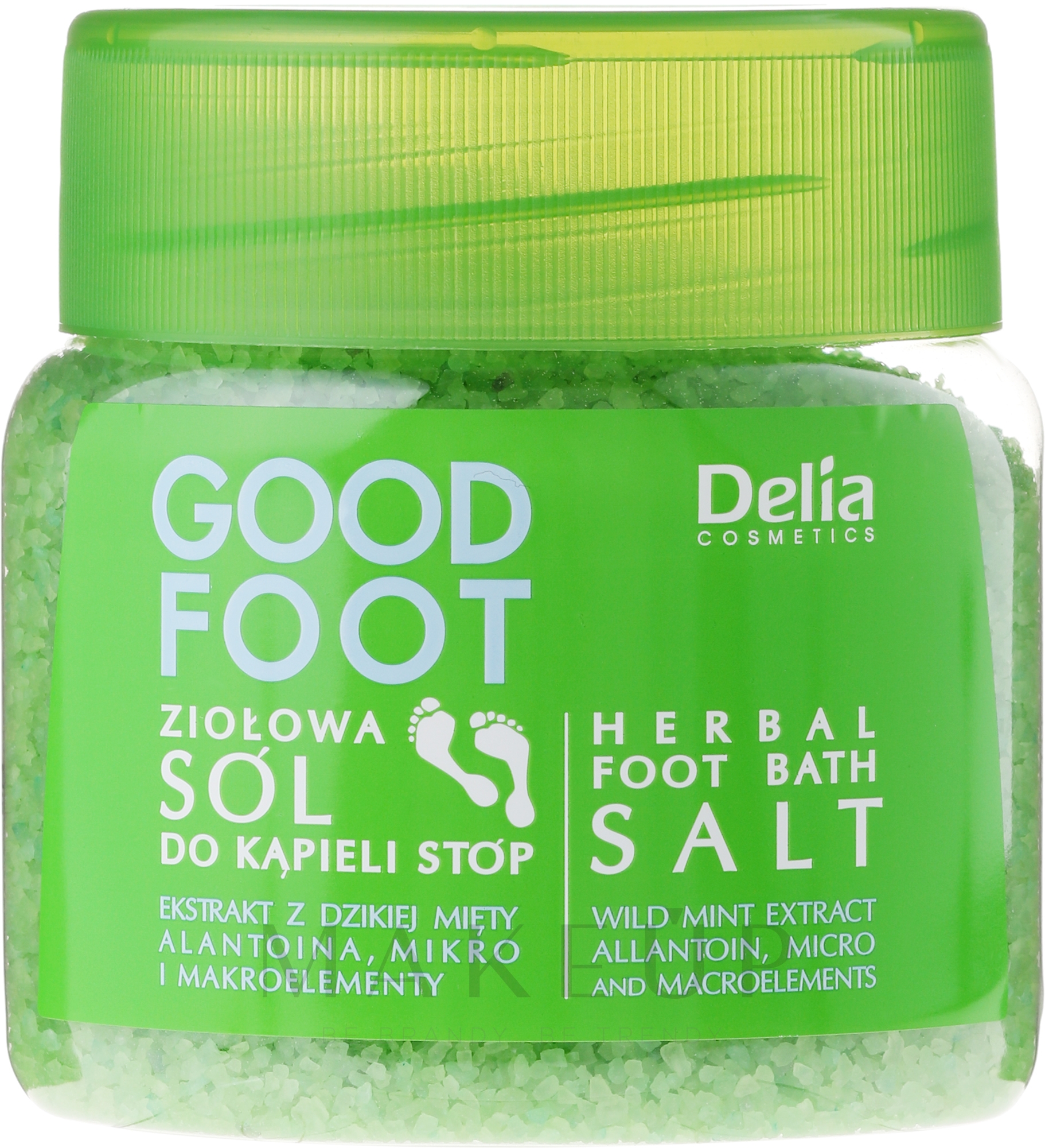 Kräuter Fußbadesalz - Delia Cosmetics Good Foot Herbal Foot Bath Salt — Bild 570 g