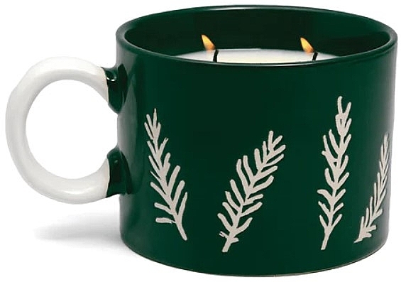 Duftkerze grün - Paddywax Cypress & Fir Green Ceramic Mug Candle — Bild N1