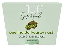 Düfte, Parfümerie und Kosmetik Gesichts- und Lippenpeeling mit Kiwi - Fluff Peeling Face & Lips Scrub