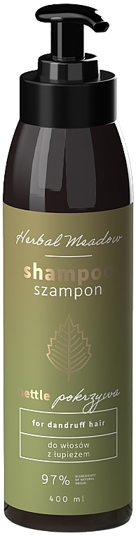 Shampoo gegen Schuppen Brennnessel - HiSkin Herbal Meadow Shampoo Nettle — Bild N1