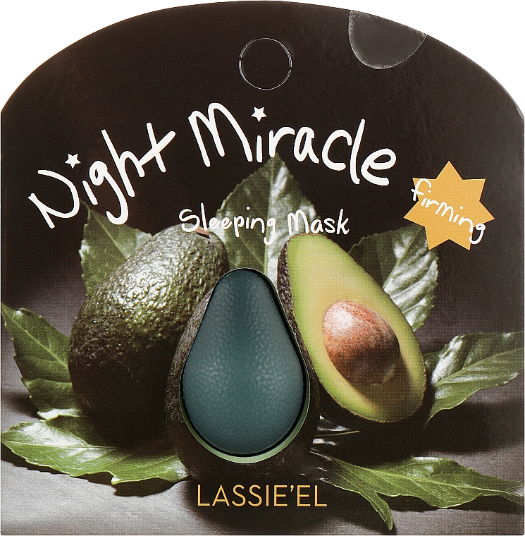Gesichtsmaske mit Avocado für die Nacht - Lassie'el Night Miracle Avocado Sleeping Mask — Bild N1