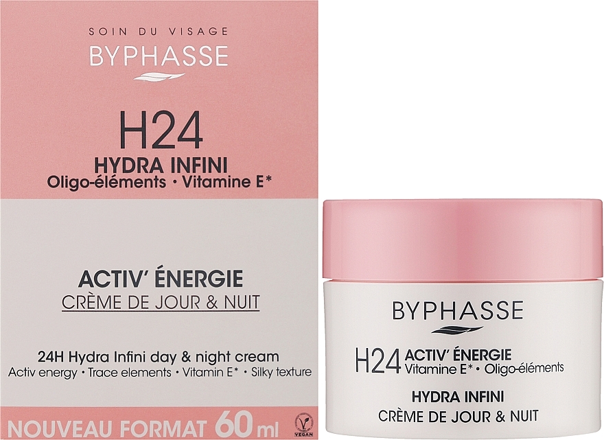 Feuchtigkeitsspendende Tages- und Nachtcreme - Byphasse 24h Hydra Infini Day & Night Cream — Bild N2