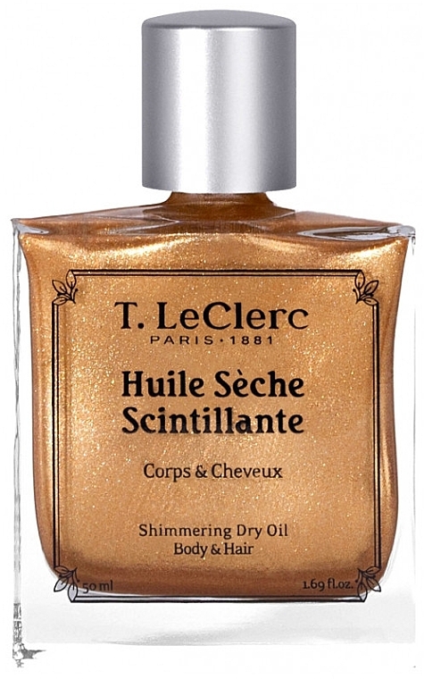 Trockenöl für Körper und Haare - T.Leclerc Shimmering Dry Oil — Bild N1