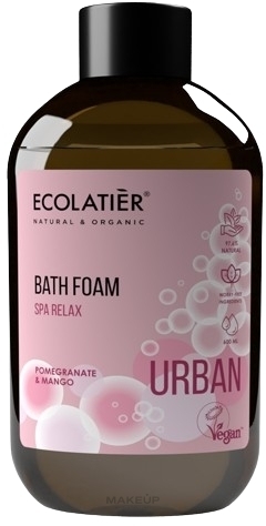 Schaumbad mit Granatapfel und Mango - Ecolatier Urban Bath Foam — Bild 600 ml