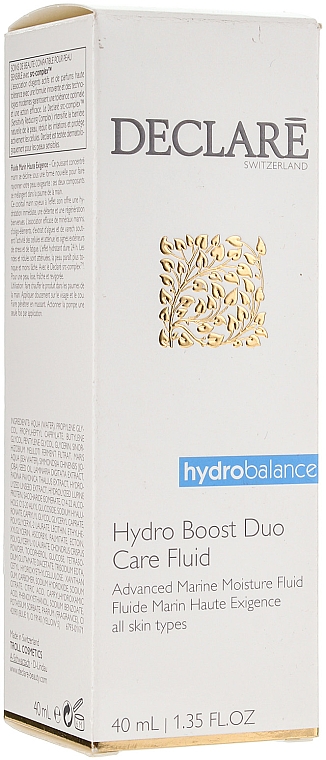 Hochwertiges Hautpflegefluid für gesunde Ausstrahlung - Declare Hydro Balance Hydro Boost Duo Care Fluid — Bild N1