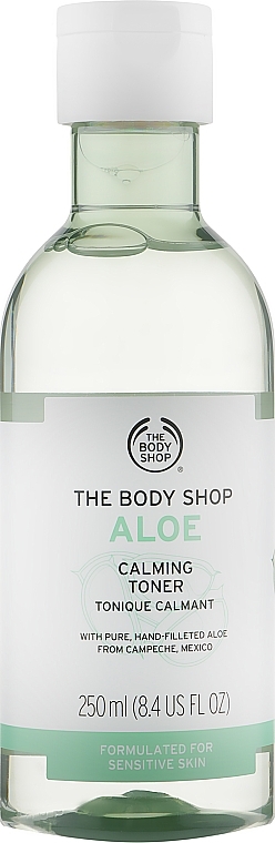 Beruhigendes Gesichtstonikum mit Aloe Vera - The Body Shop Toner Aloe — Bild N1