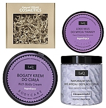 Düfte, Parfümerie und Kosmetik Körperpflegeset - LaQ Set (Gesichtsmousse 40g + Körpercreme 220g + Körpermousse 100g) 