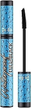 Düfte, Parfümerie und Kosmetik Wasserfeste Mascara für lange und geschwungene Wimpern - Delia Mascara Waterproof Full Black Length & Curl