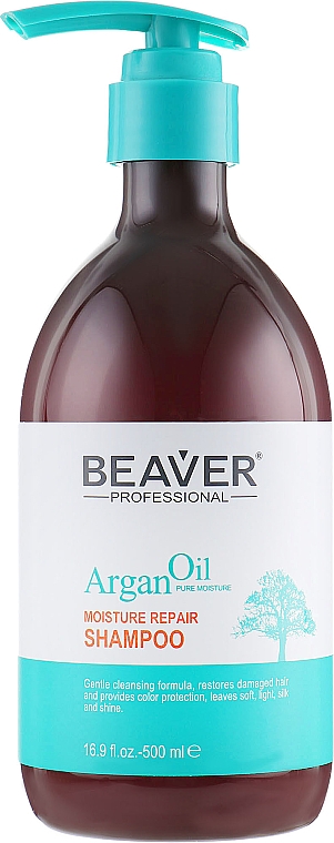 Nährendes und revitalisierendes Shampoo mit Arganöl - Beaver Professional Argan Oil Shampoo — Bild N3