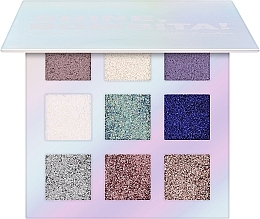 Düfte, Parfümerie und Kosmetik Lidschattenpalette mit 9 schimmernden Farben - 7 Days Shine, Bombita! Glitter Eyeshadows Palette 9 Colors