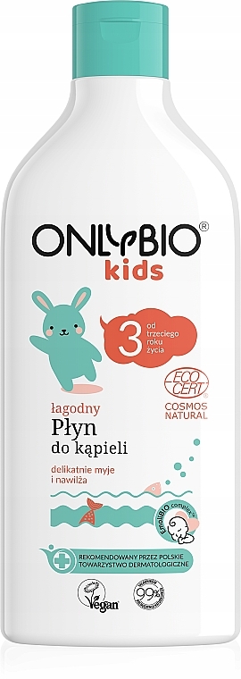 Mildes Badeschaum für Kinder ab 3 jahren - Only Bio Kids Gentle Bubble Bath From 3 Years — Bild N1